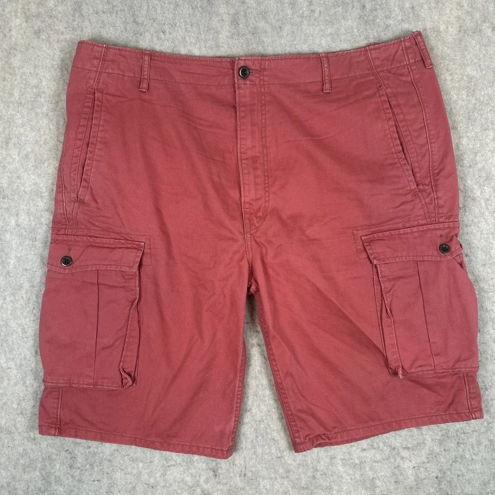 Levi's Shorts Mens 40 Rust‎ Red Cargo Paratrooper White Tab Preppy Casual